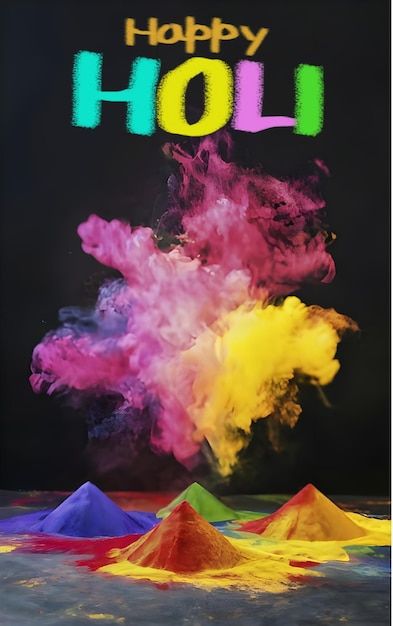 Photo happy holi colorful photo and post... | Premium Photo #Freepik #photo Happy Holi Post, Best Happy New Year Wishes, Holi 2024, Wishes Happy New Year, Wishes New Year, Happy Holi Photo, Childhood Photography, Holi Photo, Flowers Quotes