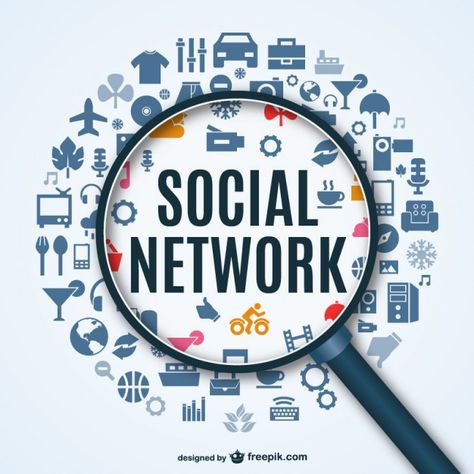 Social network background with icons Networking Infographic, Process Infographic, Social Sites, Learning Management System, Vector Free Download, Social Networking Sites, Seo Marketing, Infographic Templates, Site Web