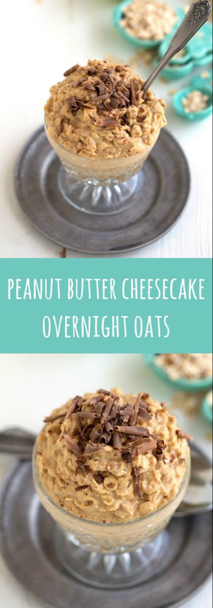 Breakfast Cheesecake Recipe, Easy Peanut Butter Cheesecake, Cheesecake Overnight Oats, Oat Recipes, Oat Recipes Healthy, Chelsea's Messy Apron, Overnight Oats Recipe Healthy, Overnight Oat, Overnight Oats Healthy