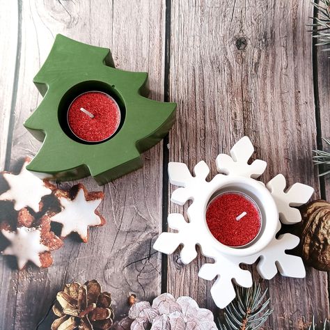 Christmas Tealight Holders, Clay Tealight Holder, Polymer Clay Candle Holder, Polymer Clay Candle, Snowflake Candle, Snowflake Candle Holders, Clay Candle Holders, Snowflake Candles, Xmas Candles