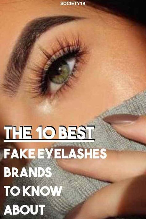 The 10 Best Fake Eyelashes Brands To Know About - Society19 Eyelashes Ideas, Lying Eyes, Best Eyelashes, Lily Lashes, Best Fake Eyelashes, Best False Eyelashes, Future Aesthetic, Eye Products, Eye Shadow Makeup