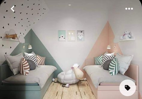 Girl And Boy Bedroom Shared, Boy Girl Shared Bedroom Ideas, Boy And Girl Shared Room, Unisex Kids Room, Boy And Girl Shared Bedroom, Kids Rooms Shared, Kids Shared Bedroom, Shared Girls Bedroom, Shared Kids Room