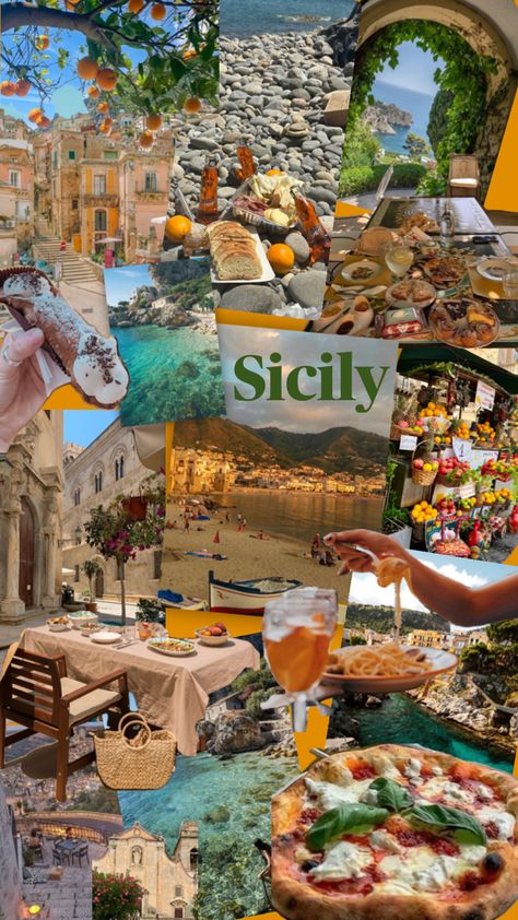 Sicily Italy Aesthetic, Italia Aesthetic, Italian Summer Aesthetic, Italian Wallpaper, Italy Trip Planning, Catania Sicily, Italy Vibes, Taormina Sicily, Cute Summer Wallpapers