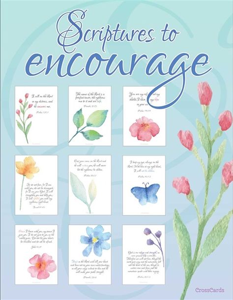 Download Scripture to Encourage You - Free Printable and more beautiful free printables with inspiring Christian messages, holiday and seasonal images, and encouraging quotes. Scripture To Encourage, Conference Decor, Scripture Cards Printable, Cardmaking Printables, Free Christian Printables, Free Scripture Cards, Free Scripture Printables, Printable Scripture, Bible Printables