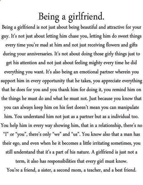 For all the girls who want a boyfriend just because, it is much more than being pretty and receiving gifts Being A Girlfriend, Boyfriend Quotes, The Perfect Guy, E Card, Hopeless Romantic, Cute Quotes, The Words, Beautiful Words, Relationship Quotes