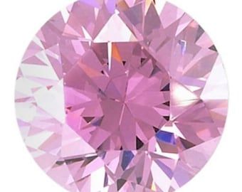 Pink Round, Loose Stones, Green Peridot, Pink Diamond, Diamond Crystal, Lab Created Diamonds, Rose Pink, Luxury Jewelry, True Colors