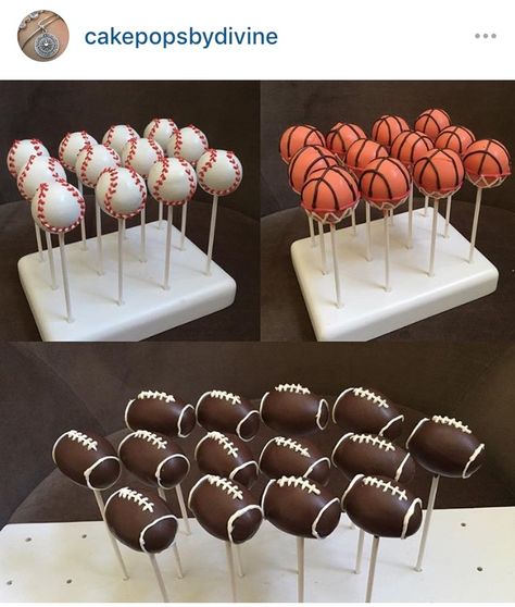 Sports Ball Cake, Basketball Cake Pops, Birthday Candy Table, Cheer Snacks, Baseball Cake Pops, Sports Birthday Cakes, Gender Reveal Cake Pops, Basketball Cookies, Diy Cake Pops