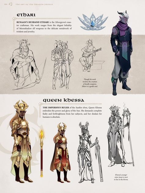 The Dragon Prince Concept Art, The Dragon Prince Runaan Ethari, Runan Ethari, Ethari The Dragon Prince, The Dragon Prince Elves, Dragon Prince Elves, The Dragon Prince Dragon, The Dragon Prince Janai, Runaan The Dragon Prince