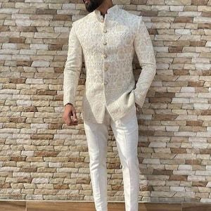 Sherwaniformen New Stylish Collection of Partywear Designer - Etsy Turkey Jodhpuri Suits For Men Wedding, Unique Mens Wedding Suits, Men Wedding Suit, Indian Wedding Suits Men, Prince Suit, Suit For Men Wedding, Jodhpuri Suits For Men, Mens Wedding Suits, Jodhpuri Suit