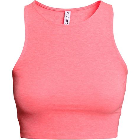 H&M Jersey crop top ($2.85) ❤ liked on Polyvore featuring tops, crop tops, shirts, tank tops, neon pink, sleeveless tops, sleeveless crop top, red top, crop top and neon pink shirt Neon Pink Crop Top, Neon Pink Shirts, Neon Pink Tops, Crop Tops Shirts, Jersey Crop Top, Red Crop Top, Pastel Fashion, H&m Shirts, Cute Crop Tops