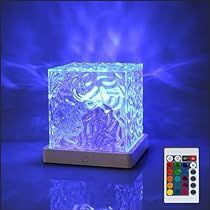 Wave Projector, Glow Lamp, Cube Lamps, Ocean At Night, Projector Light, Home Office Bar, Cube Light, Novelty Lighting, Water Ripples