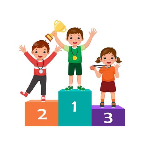 Prize Ideas For Kids, Task Boxes Preschool, Sports Day Decoration, Winners Podium, Trophy Stand, Prize Ideas, National Sports Day, Kids Awards, Easy Love Drawings