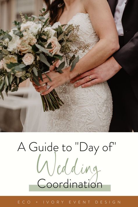 A Guide to Day of Wedding Coordination with image of bride and wedding bouquet Wedding Coordinator Duties, Wedding Coordinator Checklist, Vendor Tips, Day Of Wedding Coordinator, Wedding Management, Vintage Glam Wedding, Wedding Fotos, Old Hollywood Wedding, Hollywood Wedding