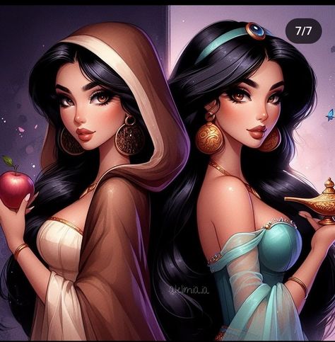 Princess Jasmine Art, Jasmine Drawing, Jasmine Princess, Alternative Disney Princesses, Princess Artwork, Anastasia Romanov, Mosaic Home, Alternative Disney, Disney Princess Jasmine