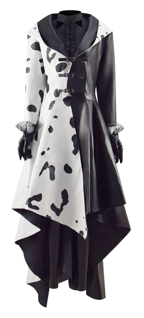 PRICES MAY VARY. Polyester,Satin,Uniform Cloth Imported Cruella Deville Costume Women 2021 Plus Size Red Dress Cruella Jacket Pants with Gloves Wig for Halloween Outfits. 100% Brand Lilycos New. Material: High quality Satin, PU Leather,Velvet, Polyester and Uniform cloth. Include: Full set as the picture shows. Occasion: Cruella de vil costume perfect for daily wear, Halloween, theme party,Christmas,on the stage,Masquerade Balls, Carnival Party, Stage Performance,etc. Size:US Womens Size. Please White Witch Dress, Cruella Coat, Cruella Deville Costume Women, Emma Stone Outfit, Black Coat Pant, Cruella Deville Costume, Plus Size Red Dress, Cruella Costume, Dalmatian Puppies