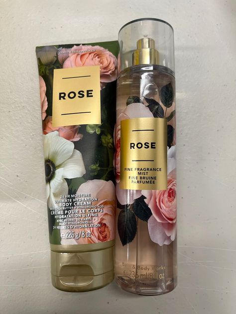 PRICES MAY VARY. bath and body works, Rose body cream & body mist Rose Bath And Body Works, Victoria Secret Body Spray, Bath N Body Works, Rose Body, Bath And Body Work, Perfume Collection Fragrance, Bath And Body Works Perfume, Body Smells, Body Sprays