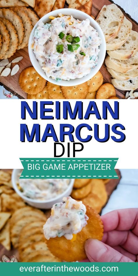 Big Game Appetizers, Neiman Marcus Dip, Million Dollar Dip, Cooking Hobby, Bacon Recipes Appetizers, Appetizers Easy Dips, Clam Bake, Easy Dips, Touch Down