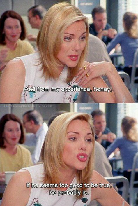 Samantha on relationships! Samantha Jones Quotes, Clueless Quotes, Arielle Lorre, City Quotes, Samantha Jones, Relationship Questions, Movie Lines, Film Quotes, Tv Quotes