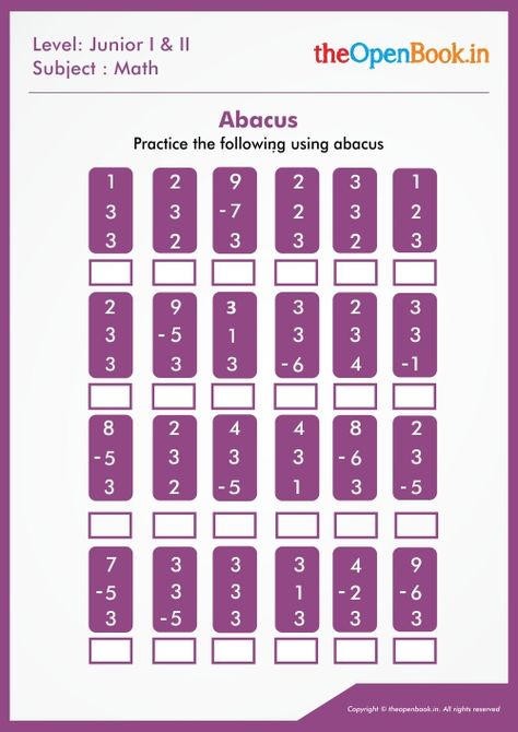 Hand Abacus Level 1 Worksheet, Ucmas Abacus Level 1, Soroban Worksheet, Abacus Level 1 Worksheet, Abacus Math Worksheets, Abacus Worksheet For Kids Level 1, Abacus Worksheet For Kids, Abacus Worksheet, Kumon Math