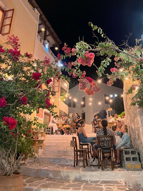 #night #nightout #aesthetic #flowers #greekislands #greece #milos Mediterranean Night Aesthetic, Greece At Night Aesthetic, Greece Dark Aesthetic, Parga Greece Aesthetic, Greece Aesthetics Night, Greece Holiday Aesthetic, Greece Night Aesthetic, Milos Greece Aesthetic, Milos Aesthetic