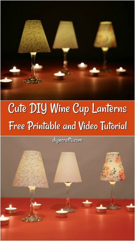 DIY wine glass candle holder lantern! Reuse your old wine glasses to make a cute candle holder! This diy craft is so easy to make will make your home look so cozy. If you need some new ideas for home decor then make this fun craft project today! #homedecor #candles #diy #crafts Diy Wine Glass Candle, Wine Glass Lamp, New Ideas For Home, Candle Holder Lantern, Candle Holder Crafts, Wine Glass Candle Holder, Cute Candle, Glass Tealight Candle Holders, Wine Glass Candle