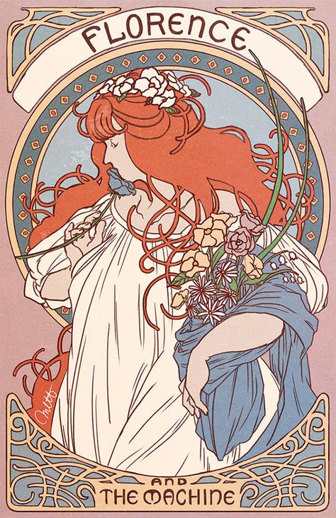 Art Nouveau projects | Photos, videos, logos, illustrations and branding on Behance College Dorm Art, Love For Nature, Florence And The Machine, Art Nouveau Illustration, Dorm Art, Art Nouveau Poster, Art Appliqué, Art Nouveau Design, Alphonse Mucha