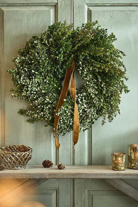 Holiday Décor, Ornaments, Gift Wrap & More | Anthropologie Woven Wreath, Metal Wreath Frame, Modern Wreath, Boxwood Wreath, Holiday Garlands, Hydrangea Wreath, Wreaths & Garlands, Easter Shopping, Frame Wreath