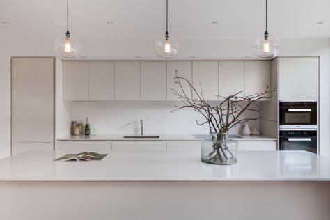 Lights Over Kitchen Island, Glass Globe Pendant Light, Interior Design Advice, Small Kitchens, Globe Pendant Light, Statement Lighting, Kitchen Room Design, Hereford, Kitchen Inspiration Design