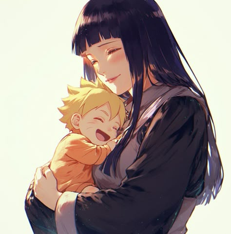 Hinata And Boruto, Naruto New Generation, Loving Boyfriend, Futuristic World, Naruto Family, Naruto Uzumaki Hokage, Uzumaki Family, Naruto Oc Characters, Naruto Uzumaki Art