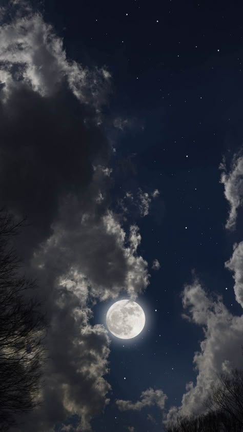 Picture Tag Moonlight Photography, Blue Moon Photography, Night Sky Photography, Night Sky Wallpaper, The Moon Is Beautiful, Look At The Moon, Moon Pictures, Pretty Landscapes, Moon Photography