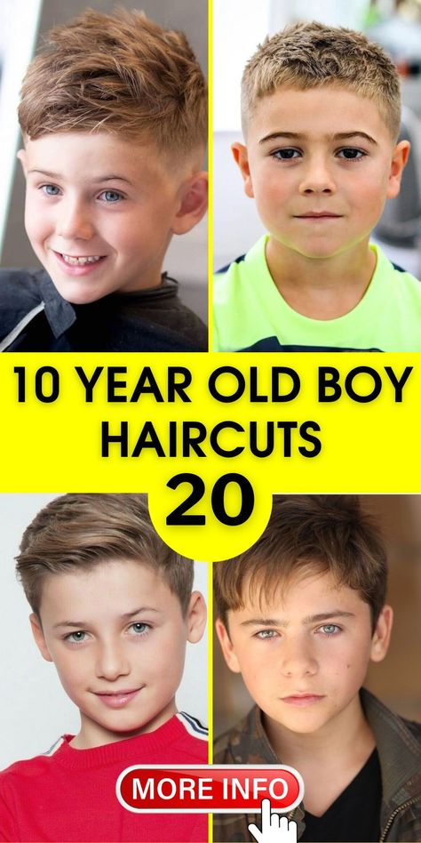 When it comes to 10 year old boy haircuts, why not try something Cute and Short? Short haircuts are not only adorable but also extremely practical for active young boys. They require minimal styling and are perfect for all seasons. Fade Haircuts For Boys, Trendy Boys Haircuts, Boys Fade Haircut, Haircuts For Boys, Childrens Hairstyles, Pompadour Fade, Swept Back Hair, Boy Haircuts Short, Cool Boys Haircuts