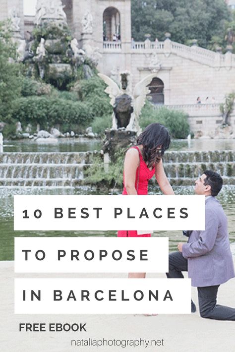 10 Best Places to Propose in Barcelona according to the locals Spain Proposal, Barcelona Proposal, Proposal Locations, Cute Proposal Ideas, Places To Propose, Proposal Spots, Best Places To Propose, Barcelona Wedding, Places In Spain