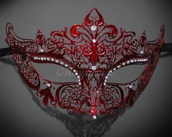 Red Masquerade Mask, Red Masquerade, Masquerade Ball Outfits, Red Face Mask, Mask Masquerade Ball, Masquerade Mask Black, Couples Masquerade Masks, Masquerade Outfit, Mens Masquerade Mask