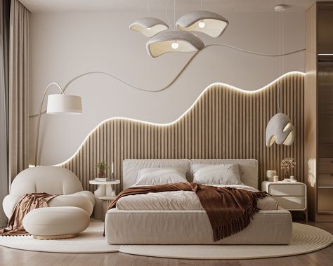 BEDROOM Bedroom Wall Designs, Headboard Wall, Dekorasi Kamar Tidur, تصميم للمنزل العصري, Bilik Tidur, Bedroom Bed Design, Headboard Designs, Bedroom Refresh, Bedroom Furniture Design