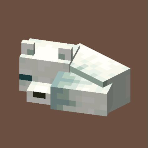 Arctic Fox Minecraft, Fox Minecraft, Minecraft Face, Minecraft Statues, Fox Plushie, Diy Minecraft, Minecraft Mobs, Minecraft Wallpaper, Fox Face