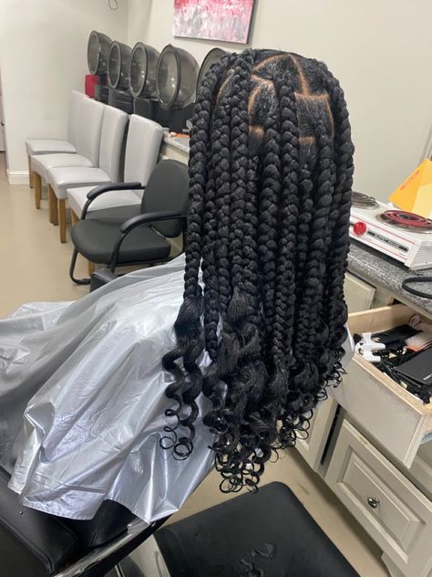 Big Braids Hairstyles, Boxer Braids Hairstyles, Large Box Braids, Poetic Justice Braids, Big Box Braids, Big Braids, Big Box Braids Hairstyles, Feed In Braids Hairstyles, Box Braids Hairstyles For Black Women