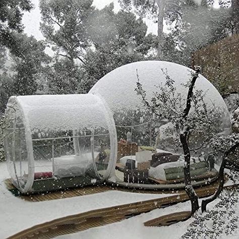 Inflatable House Inflatable Tent Bubble Tent Camping Dome Luxury Nightclub Outdoor Igloo Structure Air Ball Transparent Car Tunnel Snow Winter Blower,4M Bubble Hotel, Bubble Room, Hotels In France, Bubble Tent, Dream Hotels, Backyard Camping, Sleeping Under The Stars, Santa Lucia, Futurism