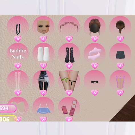 dress to impress theme baddie outfit inspo no vip Baddie Outfits Dti No Vip, Di Chic Theme, Baddie Dress To Impress No Vip, Baddies Dress To Impress, Barbie Dress To Impress No Vip, Dti Baddie Outfits Ideas, Dti Baddie Outfit Theme, Dress To Impress Hacks Non Vip, Non Vip Dress To Impress Combos