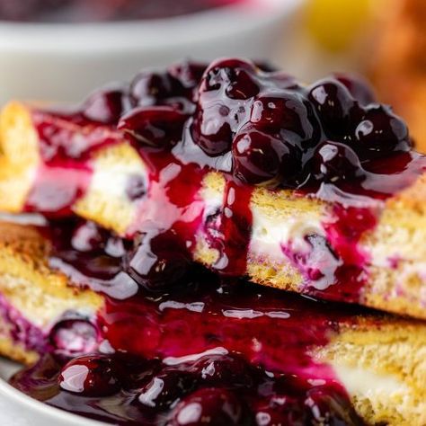 Blueberry Stuffed French Toast - No. 2 Pencil Blueberry Stuffed French Toast, Big Mac Sauce Recipe, Brioche Loaf, Stuffed French Toast Cream Cheese, French Toast Ingredients, Brioche French Toast, Stuffed French Toast, No 2 Pencil, Break Fast