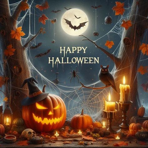 Free Printables + AI Art Sharing | Happy Halloween.....Bing | Facebook Halloween Cover Photo Facebook, Happy Halloween Images, Halloween Cover Photos, Halloween Facebook Cover, Happy Holloween, Happy Halloween Pictures, Halloween Pics, Watch Wallpapers, Month Signs