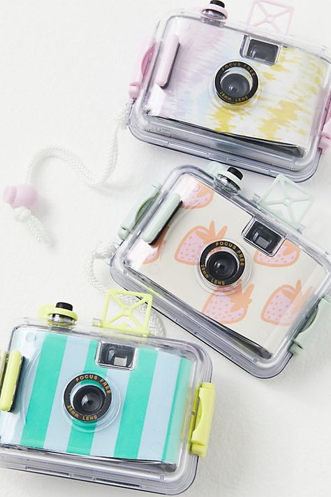 Summer Camera, Preppy Accessories, Negative Film, Preppy Gifts, Cute Camera, Underwater Camera, Free People Store, Preppy Summer, Pink Girly Things