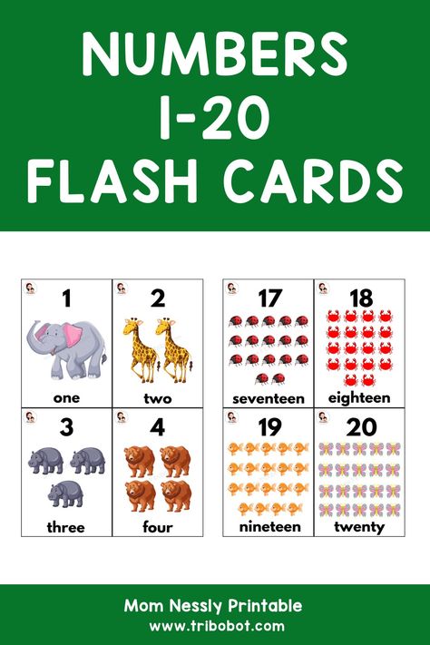 Numbers Flash Cards Free Printable Numbers, Learn Numbers, How To Focus Better, Learning Shapes, Printable Flash Cards, Printable Numbers, Alphabet Tracing, Preschool Printable, Free Preschool