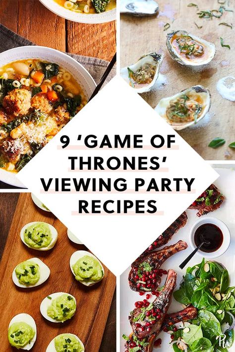 Game Of Thrones Snacks, Game Of Thrones Food Ideas, Game Of Thrones Dinner, Dragon Recipe, Purewow Recipes, Game Of Thrones Food, Viking Food, Best Party Appetizers, Medieval Recipes