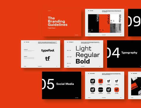 Modern Branding Guidelines on Behance Ui Card Design Website, Brand Manual Design, Brandbook Design, Brand Guidelines Book, Logo Guidelines, Brand Guidelines Design, Brand Identity Guidelines, Branding Elements, Guideline Template