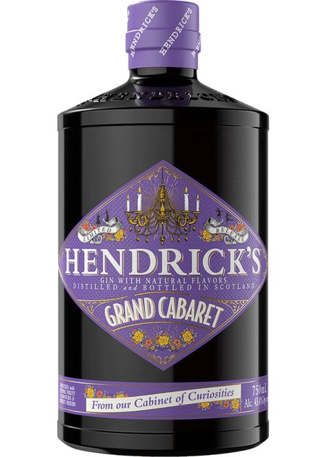 Hendrick's Grand Cabaret Hendricks Gin, Gimlet, Total Wine, Cabaret, Natural Flavors, Gin, Beer, Drinks