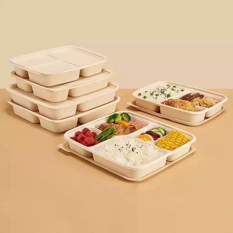 Food Delivery Packaging, Indian Spice Box, Plastic Food Packaging, Gerobak Dorong, Packaging Snack, Disposable Food Containers, Food Containers Lunch, Takeaway Food, Clamshell Packaging