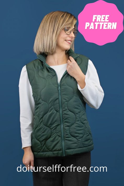 Discover an extensive collection of complimentary sewing patterns sourced globally at doiturselfforfree.com. Craft exquisite items for individuals of all ages, including children, babies, men, women, and even home decor—all at no cost. Access these free patterns conveniently in PDF format. Womens Vest Pattern Free Sewing, Free Vest Patterns For Women Sewing, Quilted Vest Sewing Pattern, Vest Sewing Pattern Free, Vest Patterns For Women Sewing, Womens Vest Pattern, Diy Vest Pattern, Sleeveless Vest Pattern, Ladies Gilet