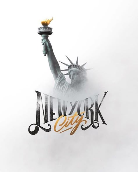 New York city by typebychris⠀ | lettering inspiration New York Tattoo, New York Logo, New York Graffiti, Creation Photo, Inspiration Images, Hand Drawn Type, Lettering Inspiration, Hand Lettering Inspiration, Best Ipad