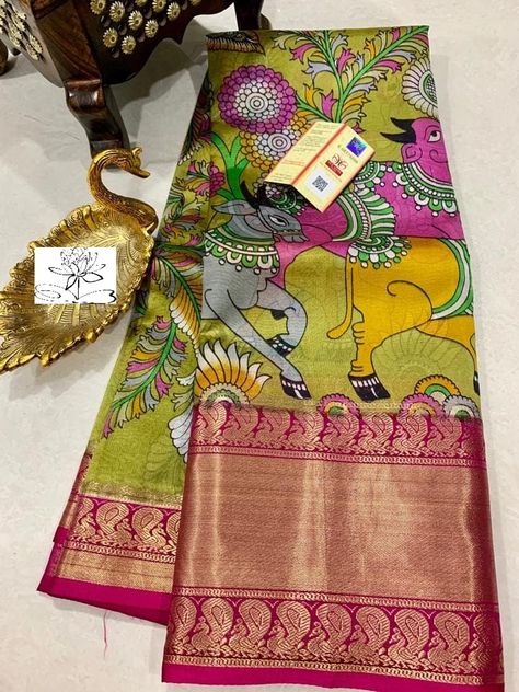 Patu Sarees Latest, Blouses For Kalamkari Sarees, Pen Kalamkari Dresses, Banaras Pattu Sarees Latest, Pattu Kurti Designs Latest, Kalamkari Silk Sarees With Price, Pen Kalamkari Lehangas, Kalamkari Kurti Designs Latest, Banaras Saree Blouse Designs Latest