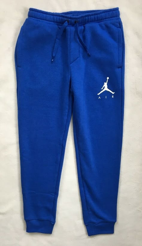 Sweat Outfits, Mens Tracksuit Set, Sweatpants Blue, Mens Athletic Pants, Jogging Outfit, Jordan Boys, Cute Sweatpants, Jordan Outfit, Nba Fashion